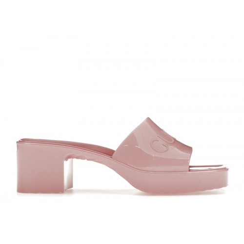 Gucci 60mm Slide Sandal Pink Rubber - мужская сетка размеров