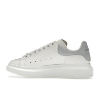 Кроссовки Alexander McQueen Oversized White Light Blue Croc