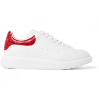 Кроссовки Alexander McQueen Oversized Red Croc Effect
