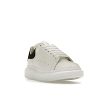 Кроссовки Alexander McQueen Oversized Black Embossed Suede Croco