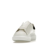 Кроссовки Alexander McQueen Oversized Black Embossed Suede Croco