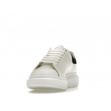 Кроссовки Alexander McQueen Oversized Black Embossed Suede Croco