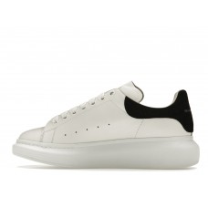 Кроссовки Alexander McQueen Oversized Black Embossed Suede Croco