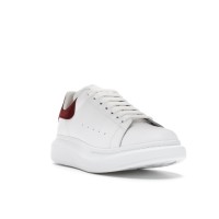 Кроссовки Alexander McQueen Oversized Burgundy Croc Suede