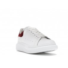 Кроссовки Alexander McQueen Oversized Burgundy Croc Suede