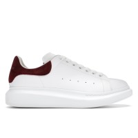 Кроссовки Alexander McQueen Oversized Burgundy Croc Suede