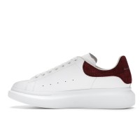 Кроссовки Alexander McQueen Oversized Burgundy Croc Suede