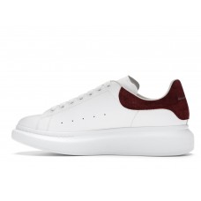 Кроссовки Alexander McQueen Oversized Burgundy Croc Suede