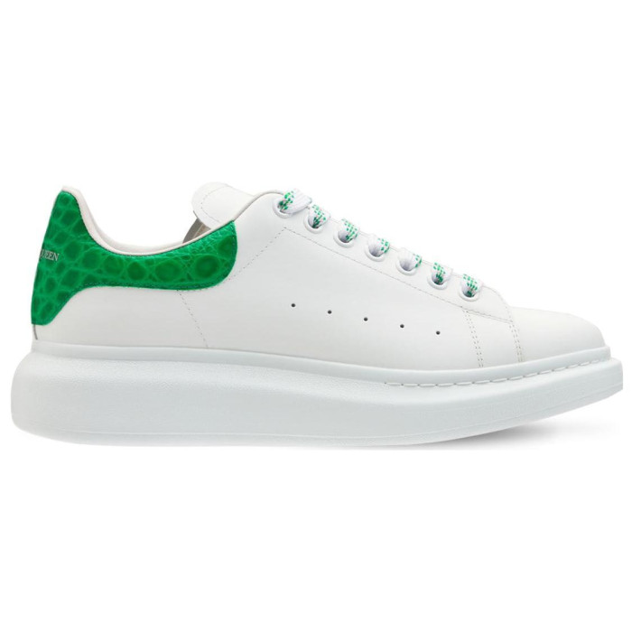 Alexander McQueen Oversized Sneaker Chrome Green Crocodile - мужская сетка размеров Alexander McQueen Oversized Sneaker Chrome Green Crocodile - мужская сетка размеров
