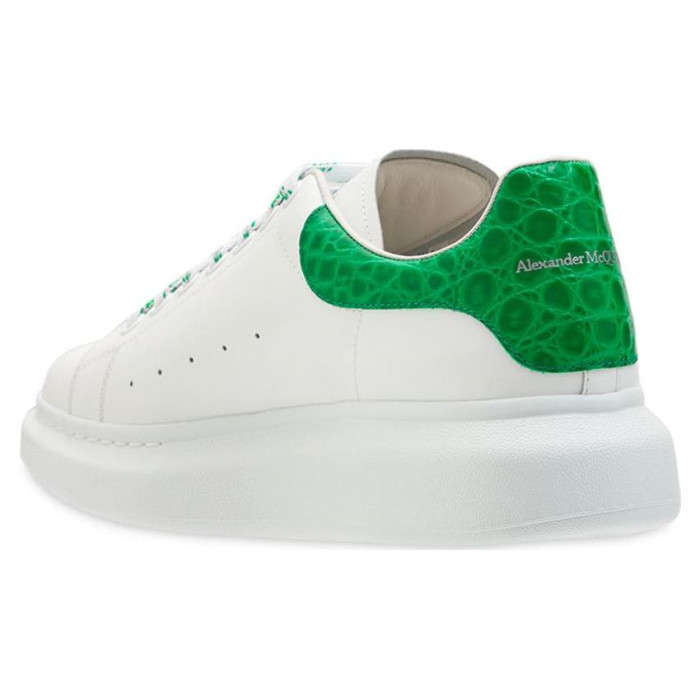 Alexander McQueen Oversized Sneaker Chrome Green Crocodile - мужская сетка размеров Alexander McQueen Oversized Sneaker Chrome Green Crocodile - мужская сетка размеров
