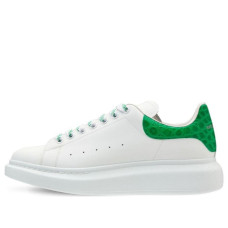 Alexander McQueen Oversized Chrome Green Crocodile
