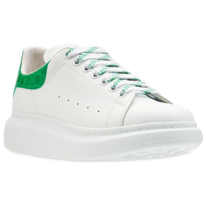 Alexander McQueen Oversized Sneaker Chrome Green Crocodile - мужская сетка размеров Alexander McQueen Oversized Sneaker Chrome Green Crocodile - мужская сетка размеров