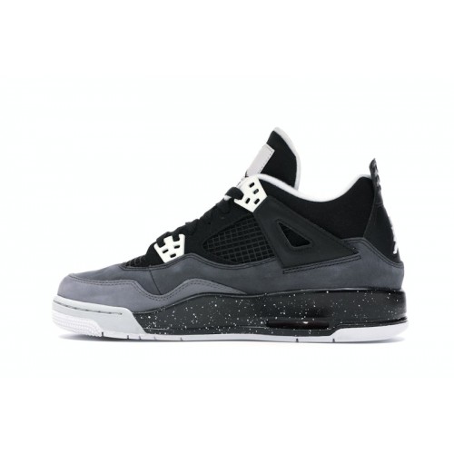 Кроссы Jordan 4 Retro Fear Pack (2013) (GS) - подростковая сетка размеров