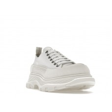 Alexander McQueen Tread Slick Low Lace Up White White