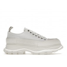 Alexander McQueen Tread Slick Low Lace Up White White