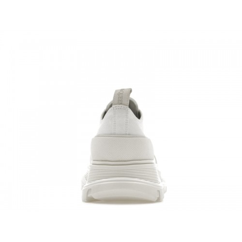 Alexander McQueen Tread Slick Low Lace Up White White - мужская сетка размеров