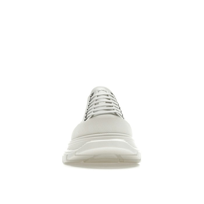 Alexander McQueen Tread Slick Low Lace Up White White - мужская сетка размеров Alexander McQueen Tread Slick Low Lace Up White White - мужская сетка размеров