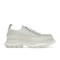 Alexander McQueen Tread Slick Low Lace Up White White