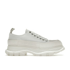 Alexander McQueen Tread Slick Low Lace Up White White
