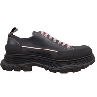 Кроссовки Alexander McQueen Tread Slick Low Lace Up Black Pink