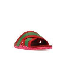 Женские Gucci Web Slide Pink Rubber (W)