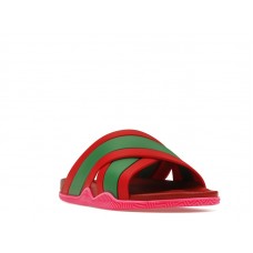 Женские Gucci Web Slide Pink Rubber (W)