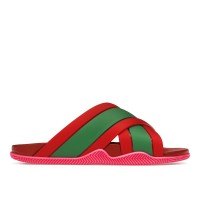 Женские Gucci Web Slide Pink Rubber (W)