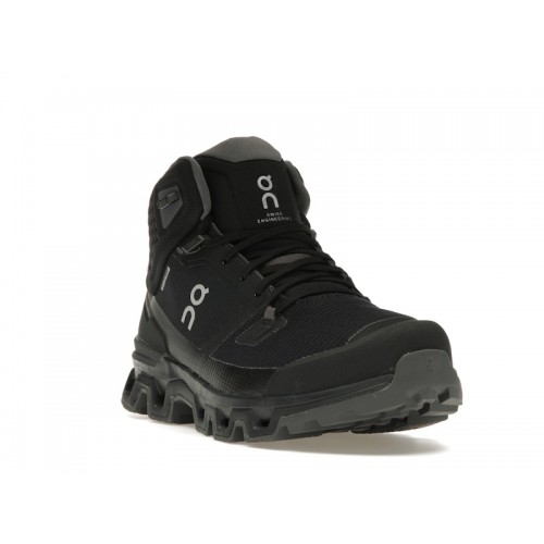 Кроссы On Running Cloudrock 2 Waterproof Black Eclipse - мужская сетка размеров