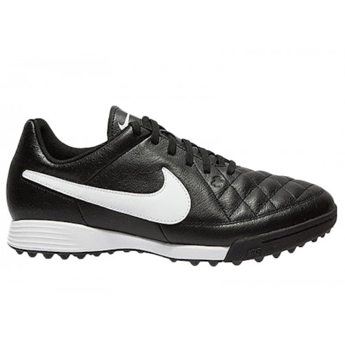 Nike Tiempo Genio Turf Soccer Cleats Black White - мужская сетка размеров