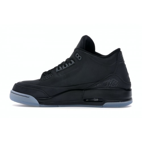 Кроссы Jordan 3 Retro 5Lab3 Black - мужская сетка размеров