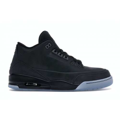 Кроссы Jordan 3 Retro 5Lab3 Black - мужская сетка размеров
