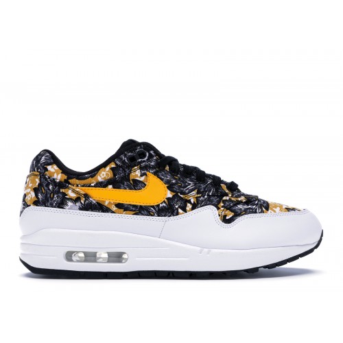 Кроссы Nike Air Max 1 Tropical Floral (W) - женская сетка размеров