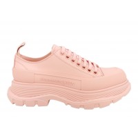 Женские кроссовки Alexander McQueen Tread Slick Low-Top Sneaker Pink (W)