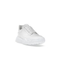 Женские Alexander McQueen Court Trainers White Leather (W)