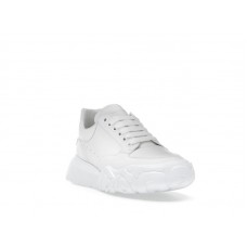 Женские Alexander McQueen Court Trainers White Leather (W)