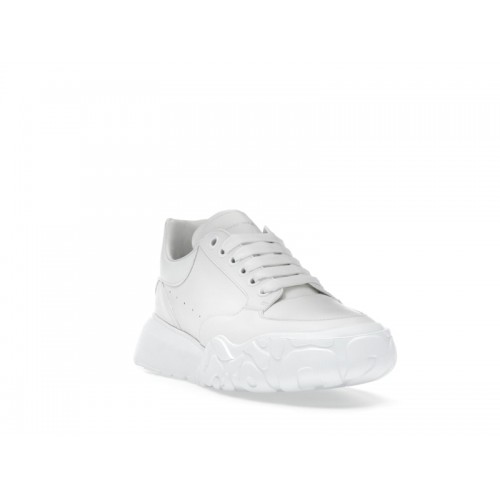 Alexander McQueen Court Trainers White Leather (W) - женская сетка размеров