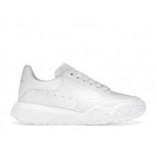 Женские Alexander McQueen Court Trainers White Leather (W)