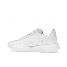 Женские Alexander McQueen Court Trainers White Leather (W)