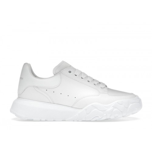 Alexander McQueen Court Trainers White Leather (W) - женская сетка размеров