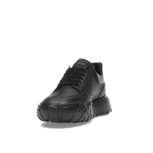 Alexander McQueen Court Trainers Black - мужская сетка размеров