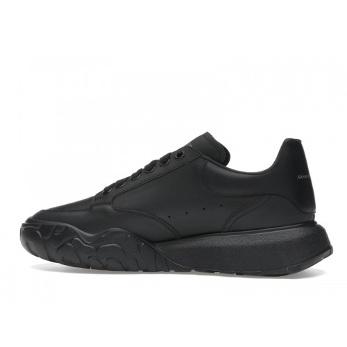 Alexander McQueen Court Trainers Black - мужская сетка размеров