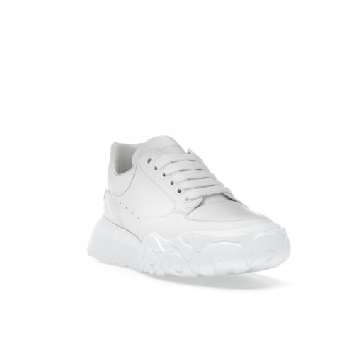 Alexander McQueen Court Trainers White Leather - мужская сетка размеров