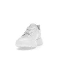 Alexander McQueen Court Trainers White Leather