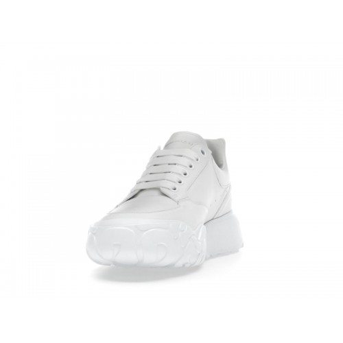 Alexander McQueen Court Trainers White Leather - мужская сетка размеров