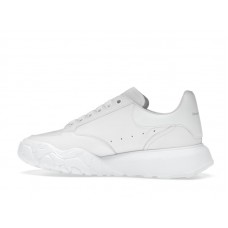 Alexander McQueen Court Trainers White Leather