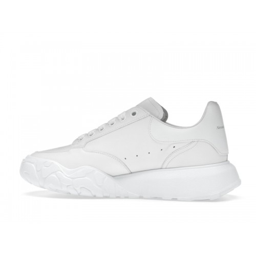 Alexander McQueen Court Trainers White Leather - мужская сетка размеров
