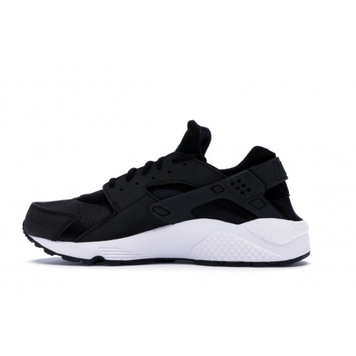 Кроссы Nike Air Huarache Black White (W) - женская сетка размеров