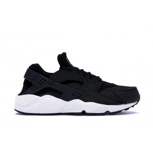 Кроссы Nike Air Huarache Black White (W) - женская сетка размеров