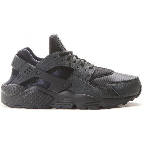 Кроссы Nike Air Huarache Run Triple Black (W) - женская сетка размеров