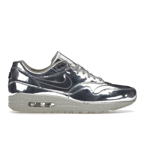 Кроссы Nike Air Max 1 Liquid Silver - мужская сетка размеров